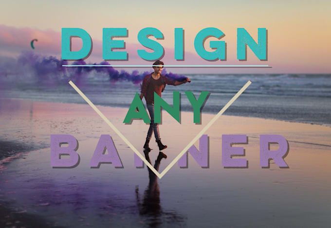 create a professional web banner, footer and fb cover
