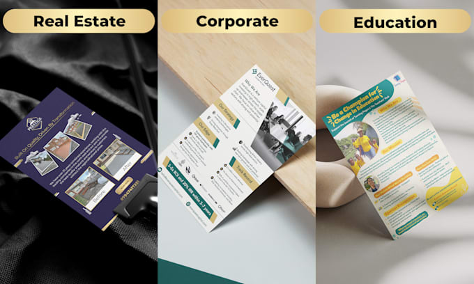 design professional marketing flyer, poster and brochure