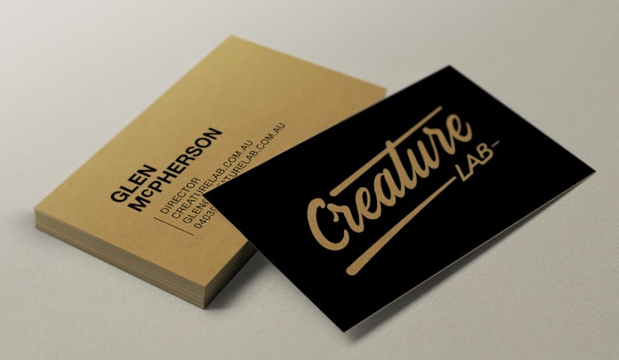 design elegant business cards