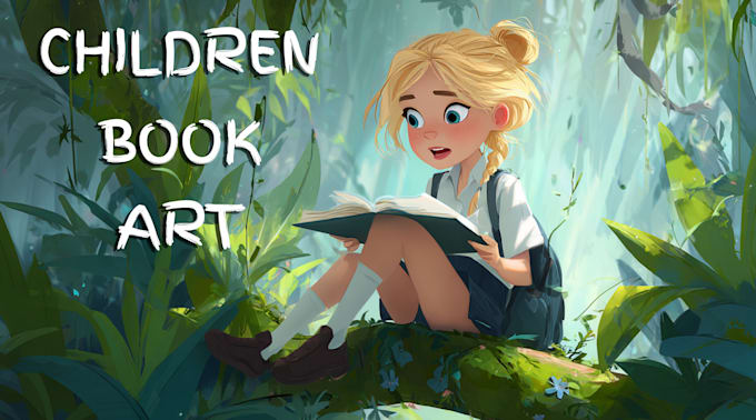 illustrate childrens books with consistent characters
