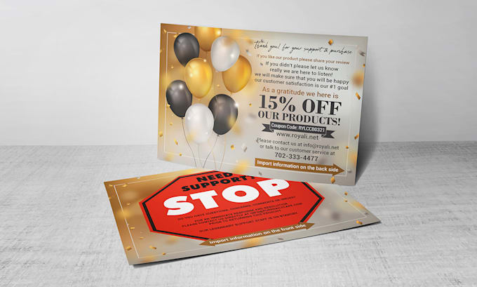 design an amazing postcard
