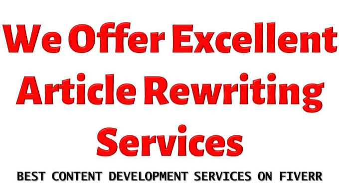 rewrite any 3 PLR articles in any niche for you,