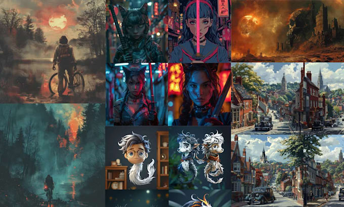 do midjourney , dalle,  ai art  image video ads, generate video subtitle