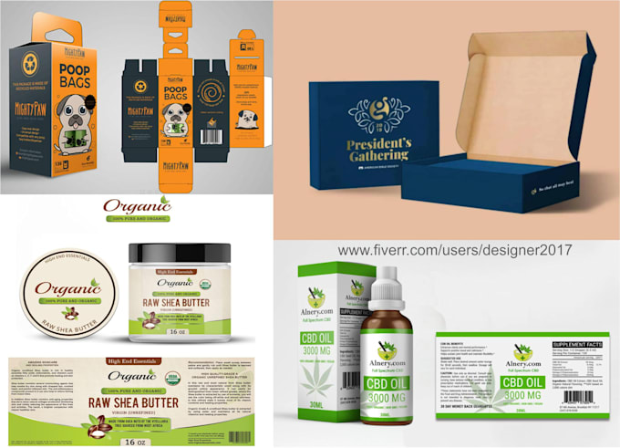 design a pizza box and product packaging