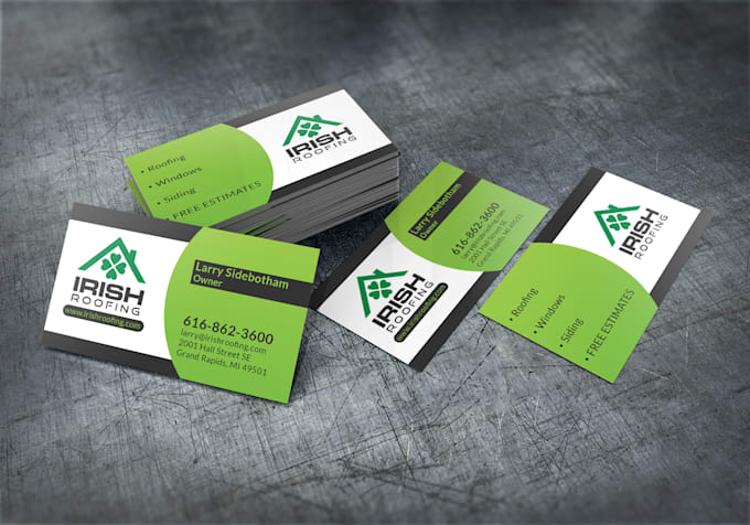 design a professional printable 2 sided business card