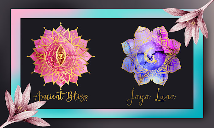 design sacred geometry mandala logo design