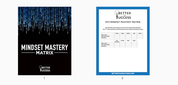 layout and design your workbook or ebook
