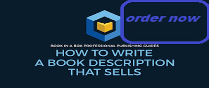 write superb description for your product and books