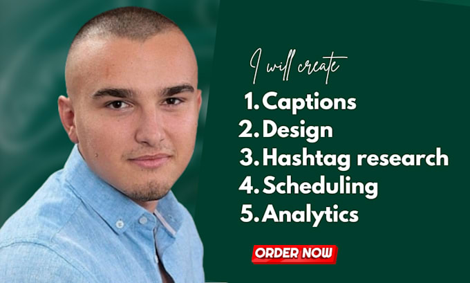 be your social media marketing manager
