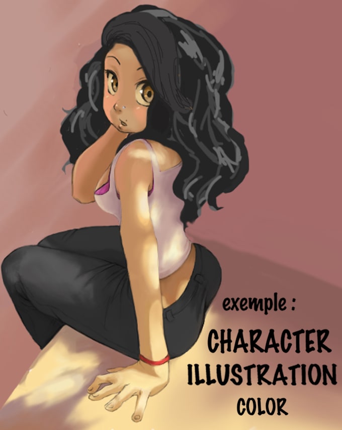 draw you a photoshop illustration