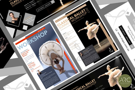 design a clean and minimalist flyer, brochure, poster