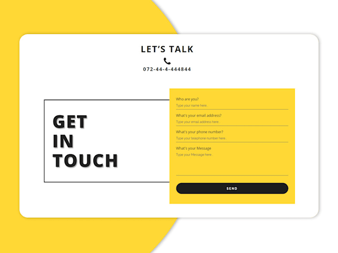 do HTML development for you