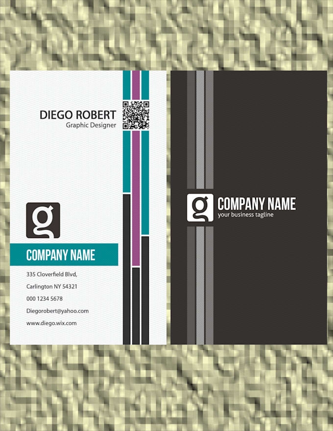 design Minimalist and  unique Business Card within 24 hours