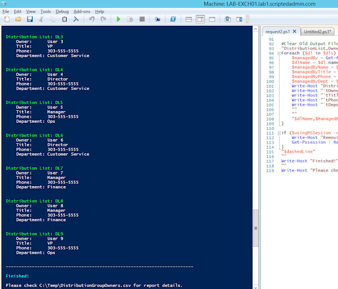 Help you learn how to write a powershell script by Scriptedadm1n | Fiverr