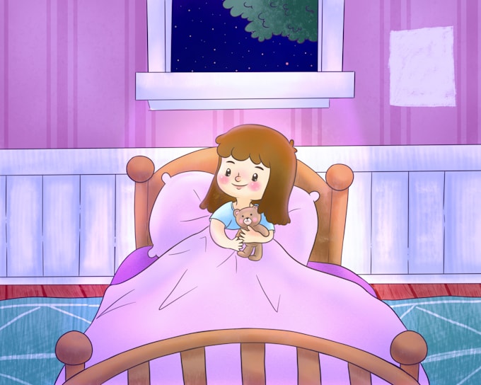 draw whimsical illustrations for your children book