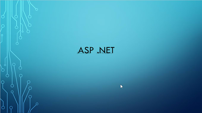 develop a project for you in dot net