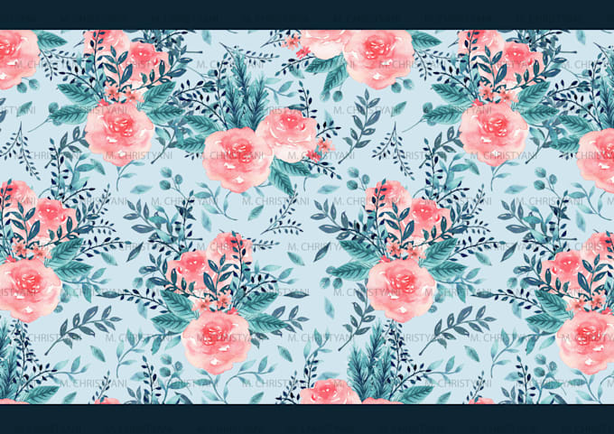 create seamless pattern design or texture