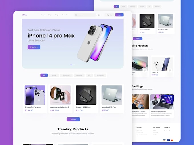 eye catching android app