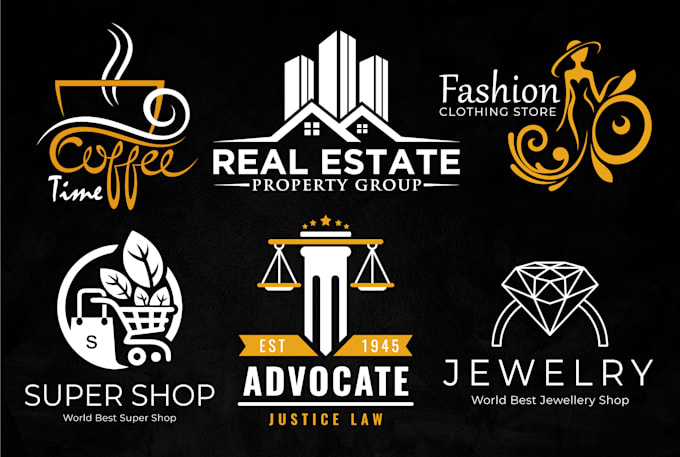 create 2 modern and unique logo design for your business