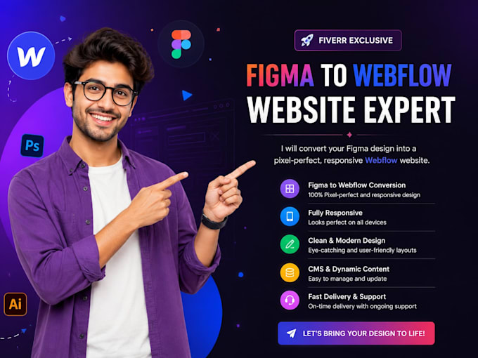 develop webflow website, webflow expert, figma to webflow design