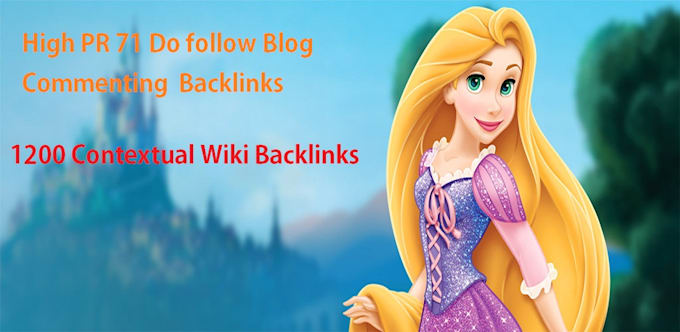 71 High PR Blog Comments and 1200 Wiki Backlinks