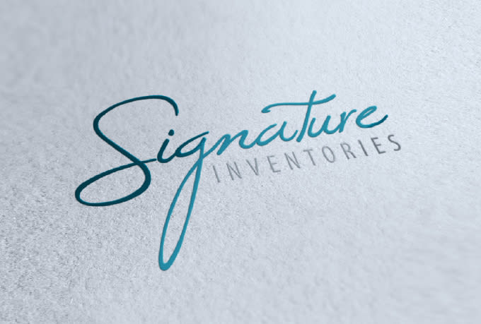 create a elegant signature with eye catching logo