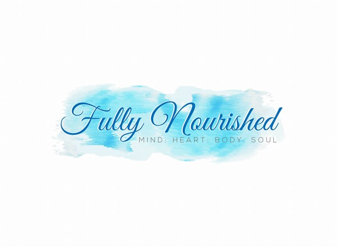 create elegant watercolor signature logo