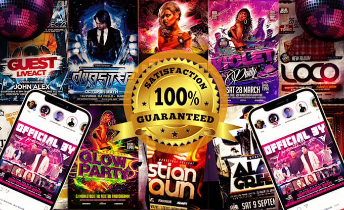 design high converting flyers and social media posts for your brand