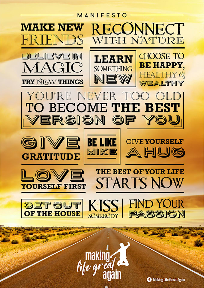 create your awesome manifesto