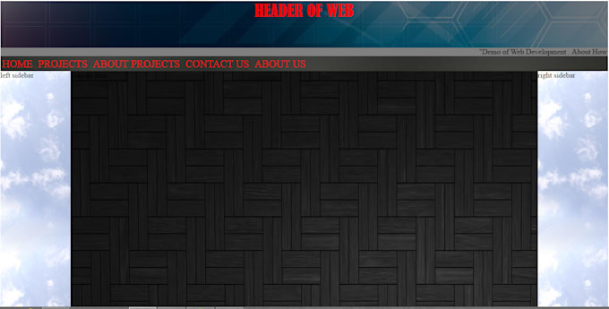 do Web Development in Html with javascript