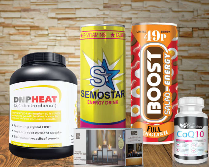 design products packaging and bottle label