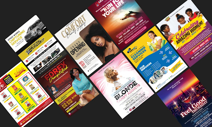 design your business  or event flyer