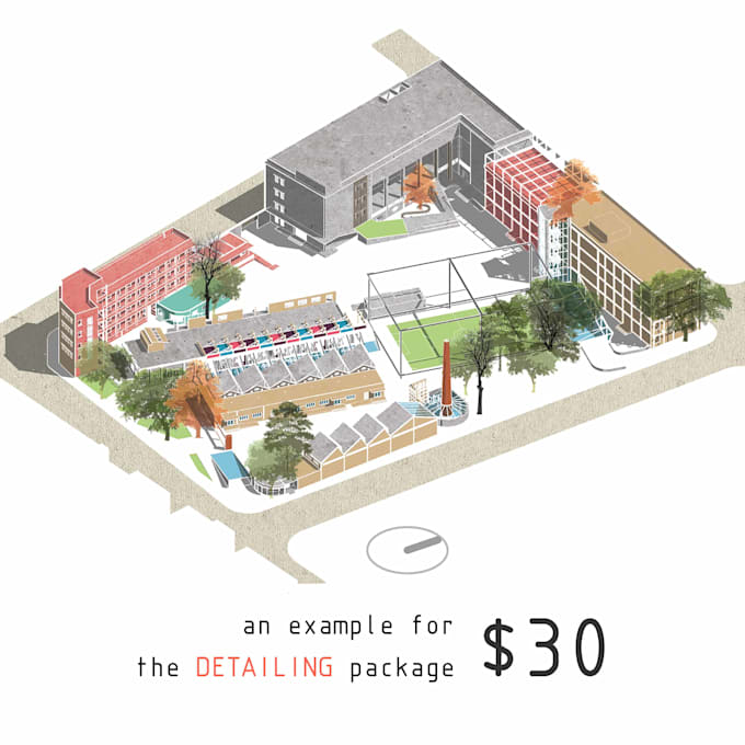 Design 2d and 3d isometric map for presentation by Letrangnguyen | Fiverr