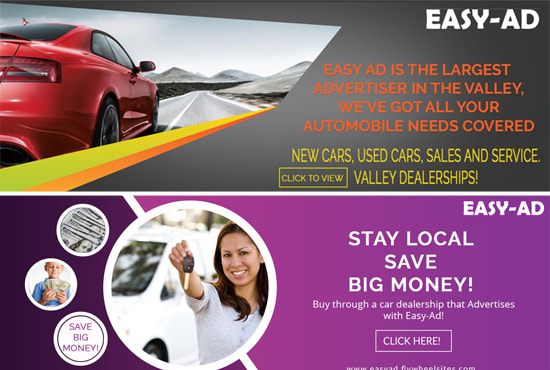 design amazing web banner, header