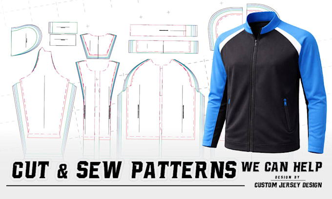 create sewing patterns for sportswear garments