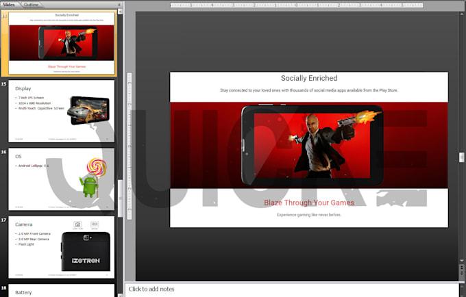 design an exclusive power point presentation just for you