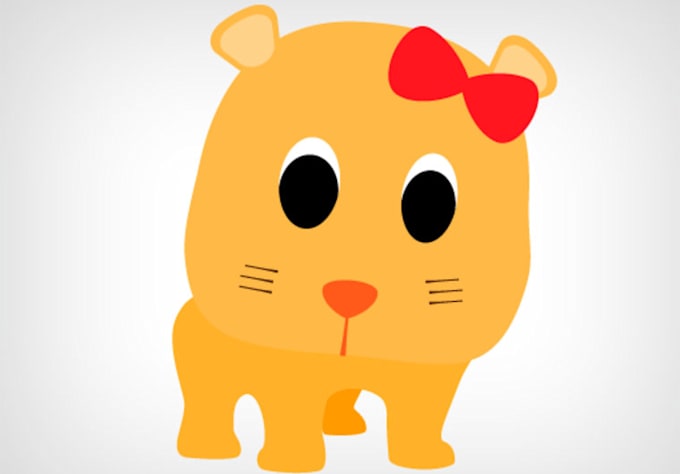 make a cute vector stlye pet/animal illustration
