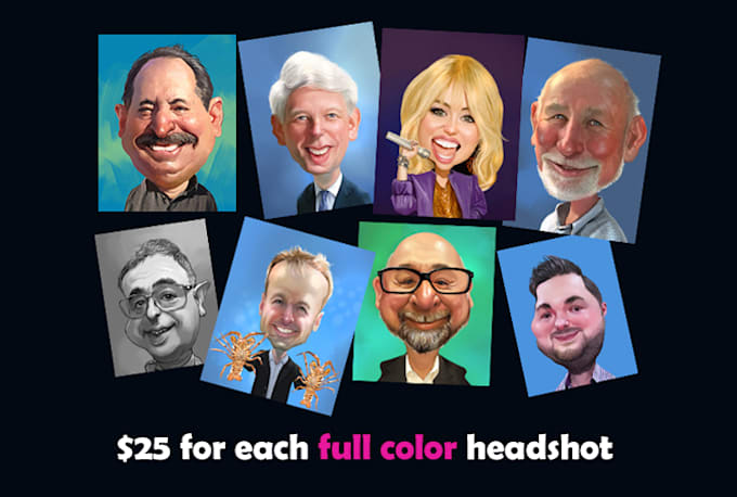 draw caricatures from your photo