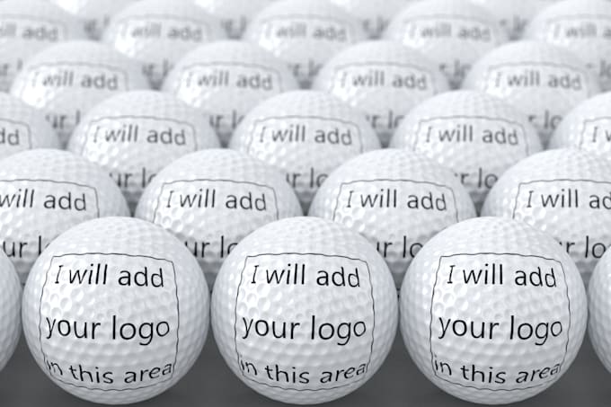 add your logo on these golf balls