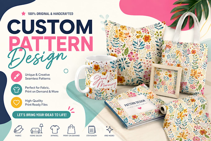 design seamless patterns surface patterns and textile prints