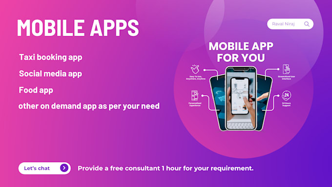 make amazing mobile applications for you
