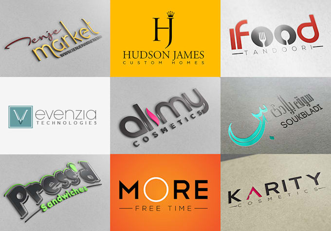 design unique text logo