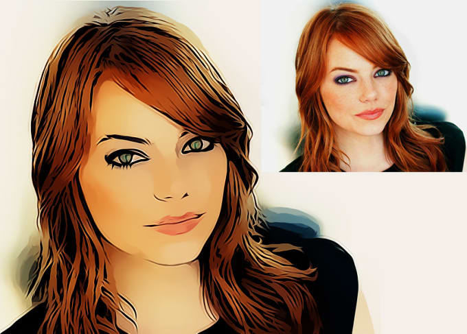 Draw your photo into cartoon with my awesome style by Desain_aria | Fiverr
