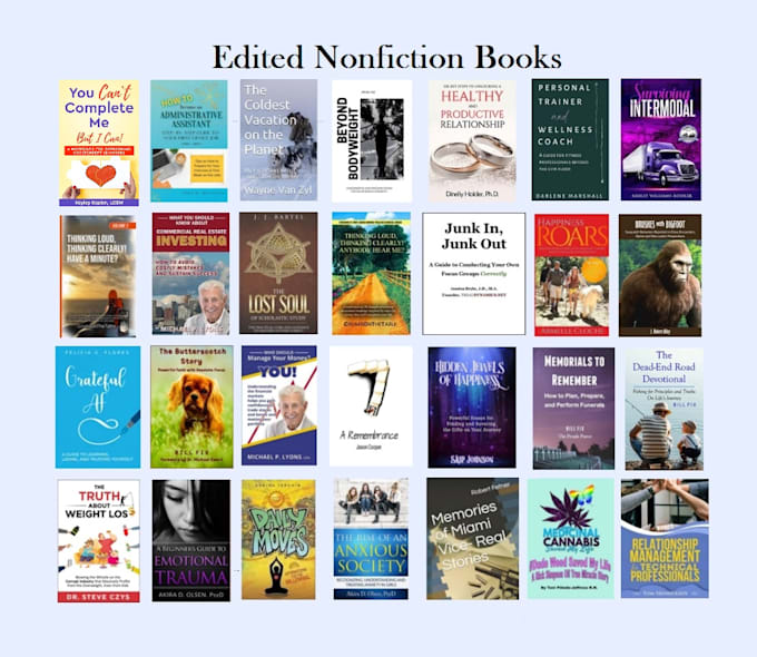 copyedit and line edit and format your english book