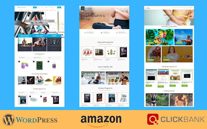 build auto amazon affiliate store with clickbank autoblog