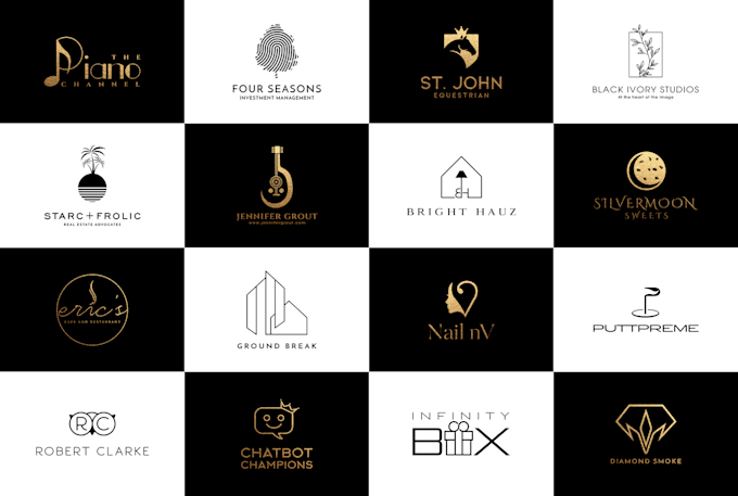 do modern minimalist and luxury logo design