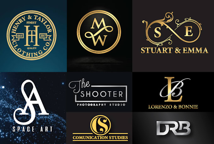 design a premium monogram and initials logo