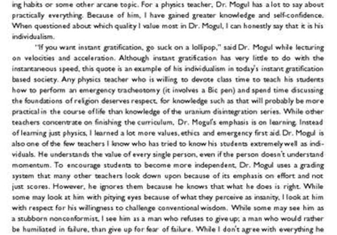 write an essay about any topic