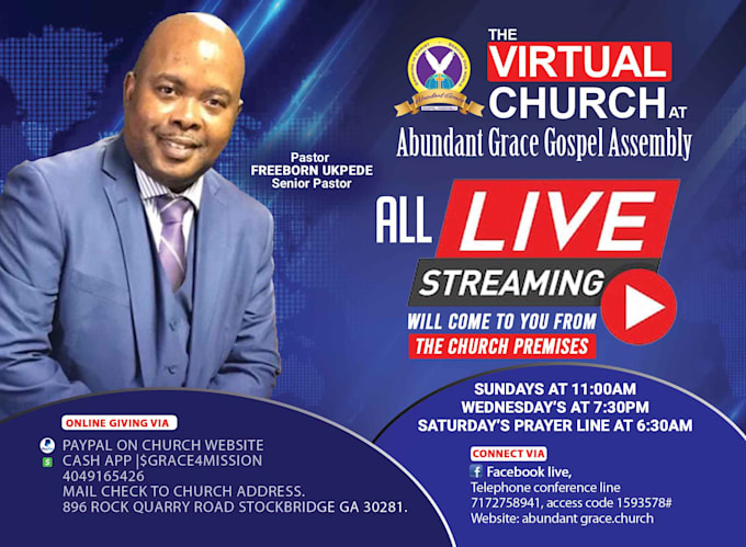 do modern church event flyers and posters within 24 hours