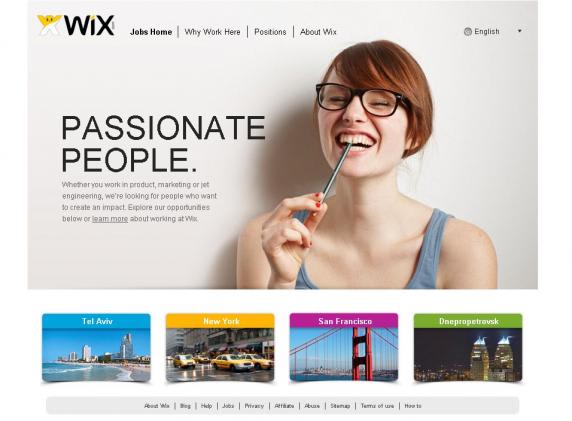 create a modern and responsive wix website